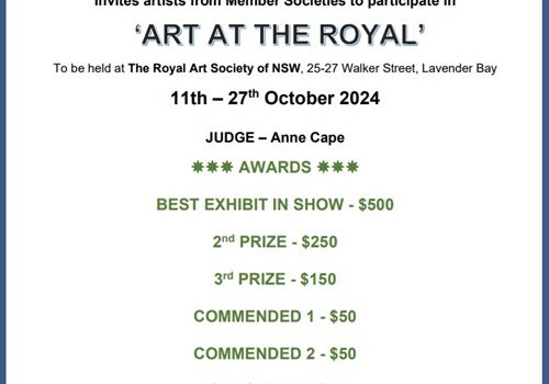 CASS ‘Art at the Royal’ Exhibition, 11th – 27th October 2024