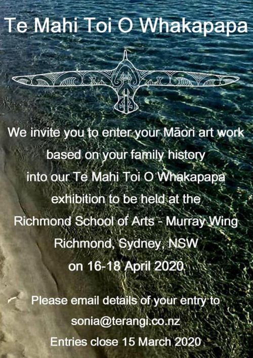 Te Mahi Toi O Whakapapa 2020 Exhibition: 16th - 18th April | Richmond ...